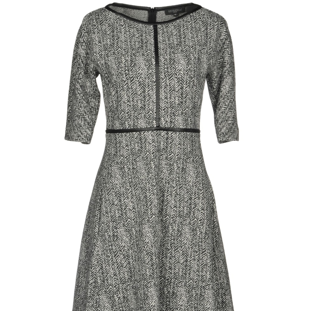 Antonelli Firenze Short Dress Virgin Wool Sz 4 (S)